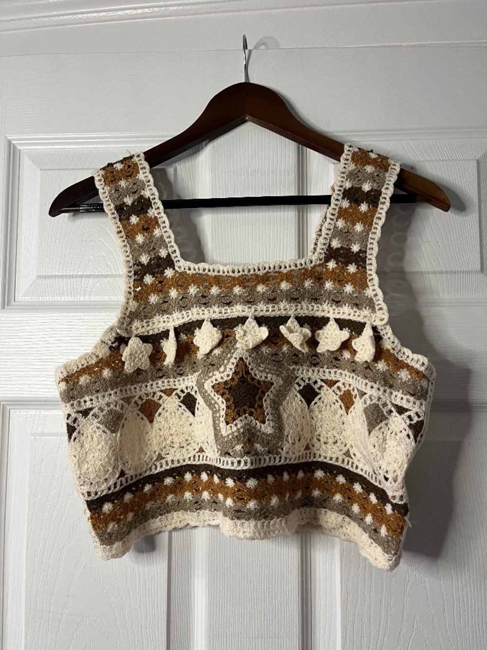 Crocheted tank top